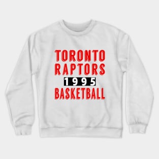 Toronto Raptors Basketball 1995 Classic Crewneck Sweatshirt